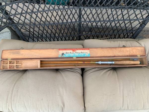 Vintage Split Bamboo Fishing  rod